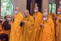 Trung ương Giáo hội Phật giáo Việt Nam viếng tang Thiền sư Thích Nhất Hạnh