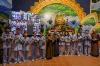 Hà Nội: Ngày thứ 5 của khóa tu tại chùa Bằng, các bạn trẻ học "Lòng biết ơn"