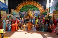 Hà Nội: Các Đạo tràng Phật tử trở về chùa Bằng nhân ngày "mùng 1 Tết cha, mùng 3 Tết Thầy"