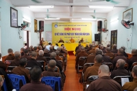Hội nghị sơ kết công tác Phật sự 6 tháng đầu năm của BTS GHPGVN thành phố Hà Nội