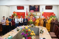 Hà Nội: Lãnh đạo các cơ quan ban ngành chúc mừng Phật đản BTS GHPGVN thành phố