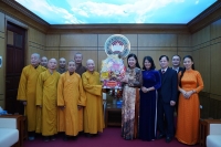 Hà Nội: BTS Phật giáo thành phố chúc tết các cơ quan ban ngành thành phố