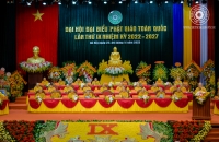 Trọng thể khai mạc Đại hội Đại biểu Phật giáo toàn quốc lần thứ IX