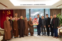 Hà Nội: BTS Phật giáo thành phố chúc tết các cơ quan ban ngành