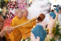 Hà Nội: Hàng nghìn người dân tham dự Đại lễ Phật đản PL.2568 của BTS GHPGVN huyện Ba Vì