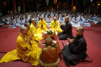 Nhiều hoạt động ý nghĩa trong ngày tu thứ năm của khóa tu tuổi trẻ tại chùa Bằng