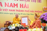 Hải Phòng: Lễ công bố Quyết định bổ nhiệm trụ trì chùa Nam Hải cho Hòa thượng Thích Quảng Tùng